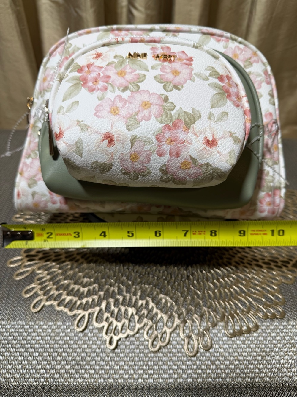 Nine West White Floral & Sage Cosmetic Trio - Picture 7 of 7
